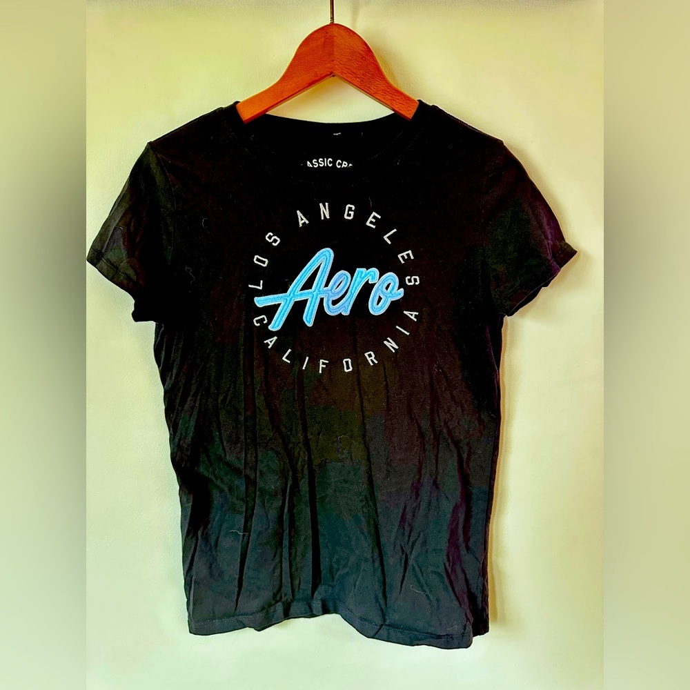 Aero Black Graphic T-Shirt